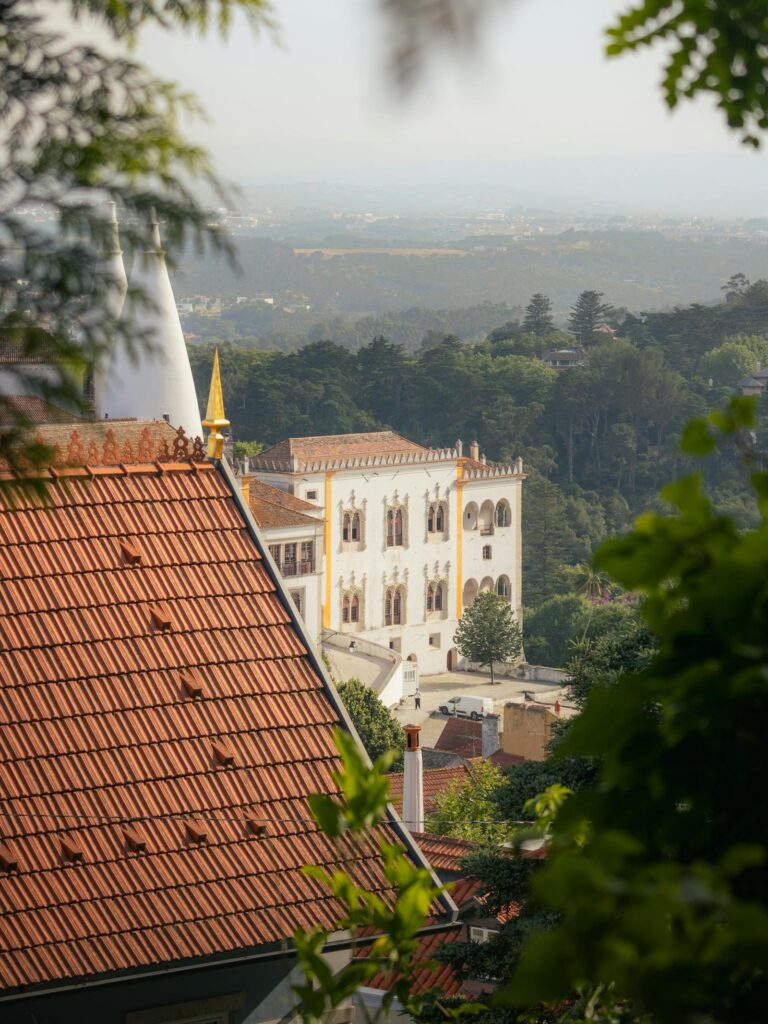 Palais de Sintra entouré de forêt